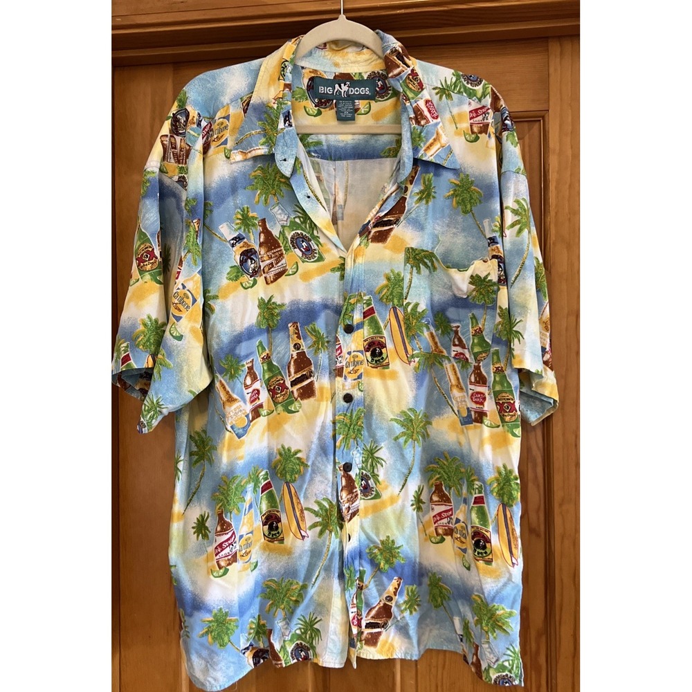 Big Dogs Men's Shirt 2xl Short Sleeves